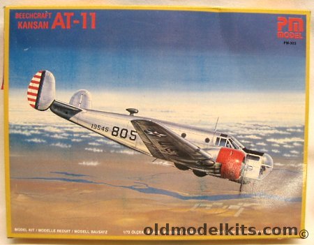 PM Model 1/72 Beechcraft AT-11 Kansan - USAF or Turkish Air Force, PM303 plastic model kit